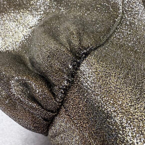 Show Me Your MuMu Silver One-Shoulder Crop Top Puff Sleeve - Picture 7 of 9